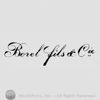 The text ''Borel Fils & Cie''.