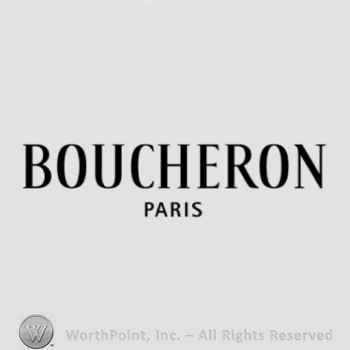 The text ''Boucheron Paris''.