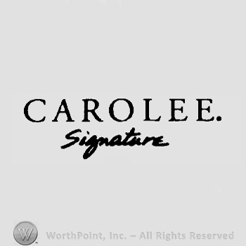 The text ''Carolee Signature'' and a point.