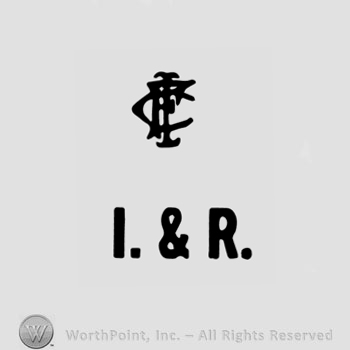 The monogram of letters ''I'', ''C'' and ''F'' and the text ''I. & R.''.