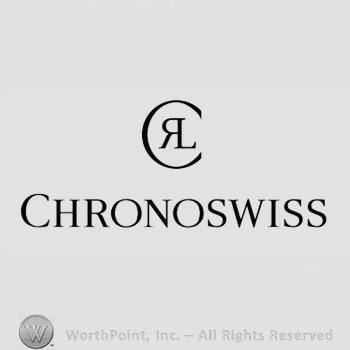 The text ''Chronoswiss'' and the monogram of the letters ''C'', ''R'' and ''L''.
