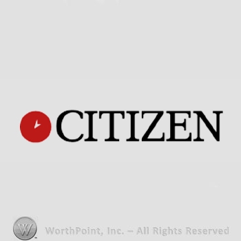 The text ''Citizen'' and a circle.