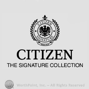 The ''Citizen The Signature Collection'', a coat of arms, two stars and an eagle.