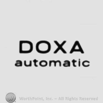 The text ''Doxa automatic''.