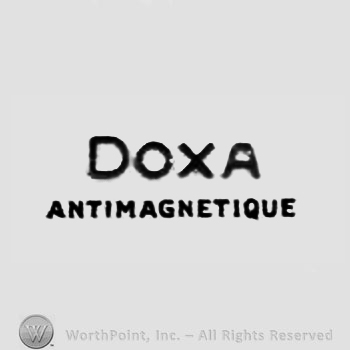 The text ''Doxa Antimagnetique''.