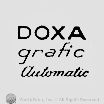 The text ''Doxa grafic automatic''.