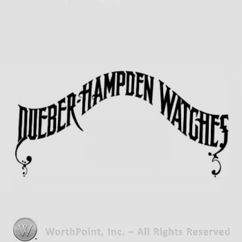 The text ''Dueber-Hampden Watches''.