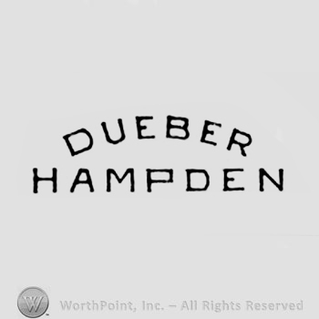 The text ''Dueber Hampden''.