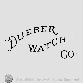 The text ''Dueber Watch Co.''.