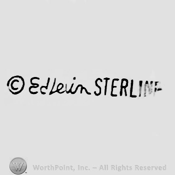 The letter ''C'' in a circle and the text ''Ed Levin Sterling''.