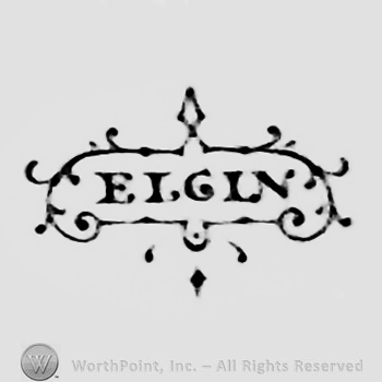 The text ''Elgin'' and a frame.