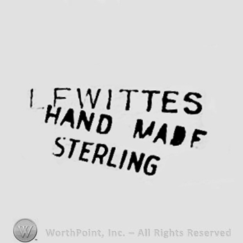 The text ''Lewittes Hand Made Sterling''.