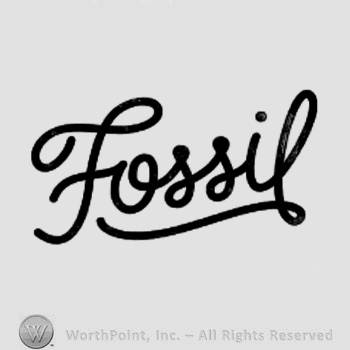 The text ''Fossil''.