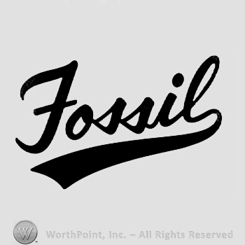 The text ''Fossil''.