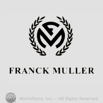 The monogram of letters ''M'' and ''F'' surrounded by two spices and the text ''Frank Muller''.