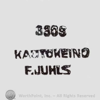 The text ''Kautokeino F. Juhls'' and the numbers ''3309''.