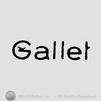 The text ''Gallet''.