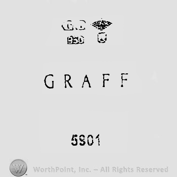 The text ''Graff '' in the middle, four borders and the numbers ''5901''.