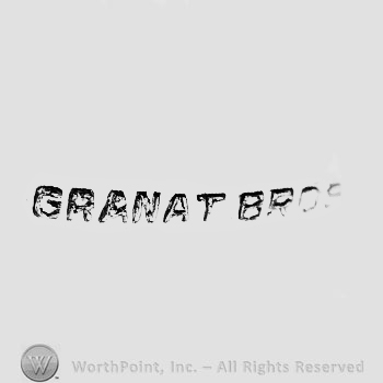 The text ''Granat Bros''.