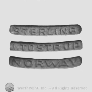 Three borders and the text ''Sterling J. Tostrup Norway''.