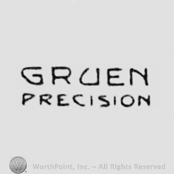 The text ''Gruen Precision''.
