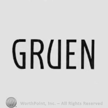 The text ''Gruen''.