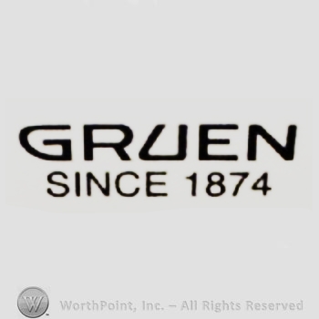 The text ''Gruen Since 1894''.