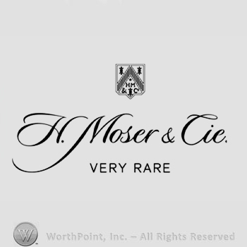The text ''H. Moser & Cie. Very Rare'' and a border.