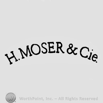 The text ''H. Moser & Cie.''.