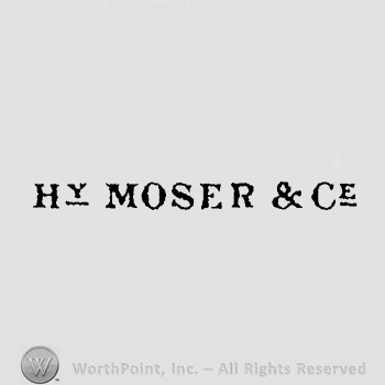 The text ''Hy Moser & Ce''.&nbsp;