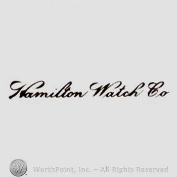 The text ''Hamilton Watch Co''.