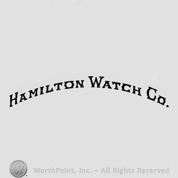 The text ''Hamilton Watch Co.''.