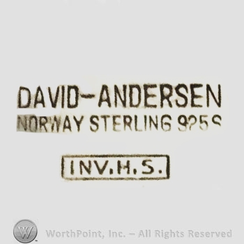 The text ''David-Andersen Norway Sterling 925S''and a border.