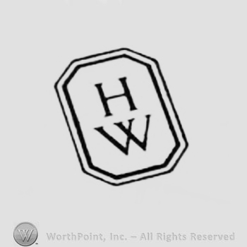 The monogram of the letters ''H'' and ''W'' in a border.