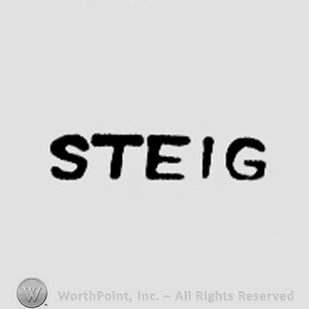 The text ''Steig''.