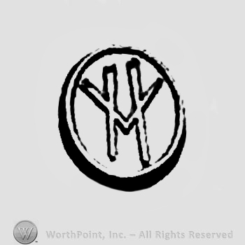 The monogram of letters ''M'' and ''V'' in a circle.