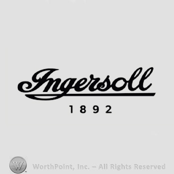 The text ''Ingersoll 1892'' and a line.