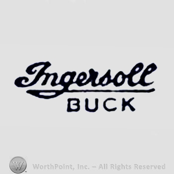 The text ''Ingersoll Buck'' and a line.