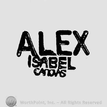 The text ''Alex Isabel Canovas''.