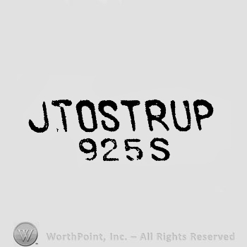 The text ''J. Tostrup 925S''.