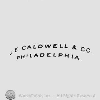 The text ''J.E. Caldwell & Co Philadelphia''.