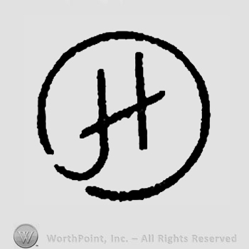 The letter ''H'' in a circle.
