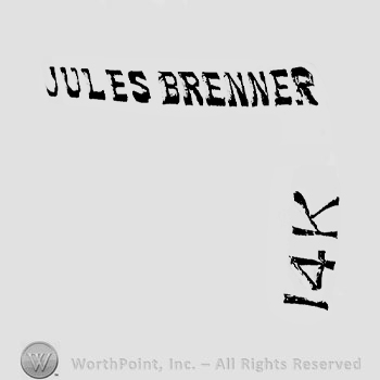 The text ''Jules Brenner 14K''.