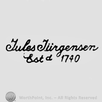 The text ''Jules Jurgensen Estd. 1740''.