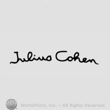 The text ''Julius Cohen''.
