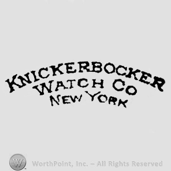 The text ''Knickerbocker Watch Co New York''.
