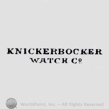 The text ''Knickerbocker Watch Co.''.