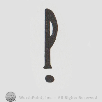 a P with a dot under