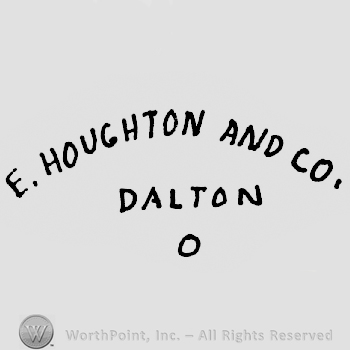 E. Houghton and Co written arched above Dalton written above O.