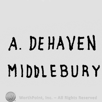 A. De Haven written above Middlebyry
